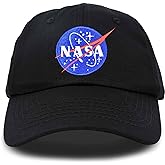 DALIX NASA Embroidered Mens Womens Cotton Dad Hat Baseball Cap Adjustable