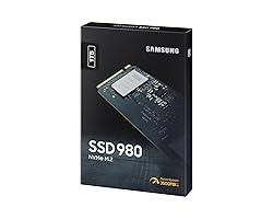 Samsung 980 1TB PCIe 3.0 (up to 3,500 MB/s) NVMe