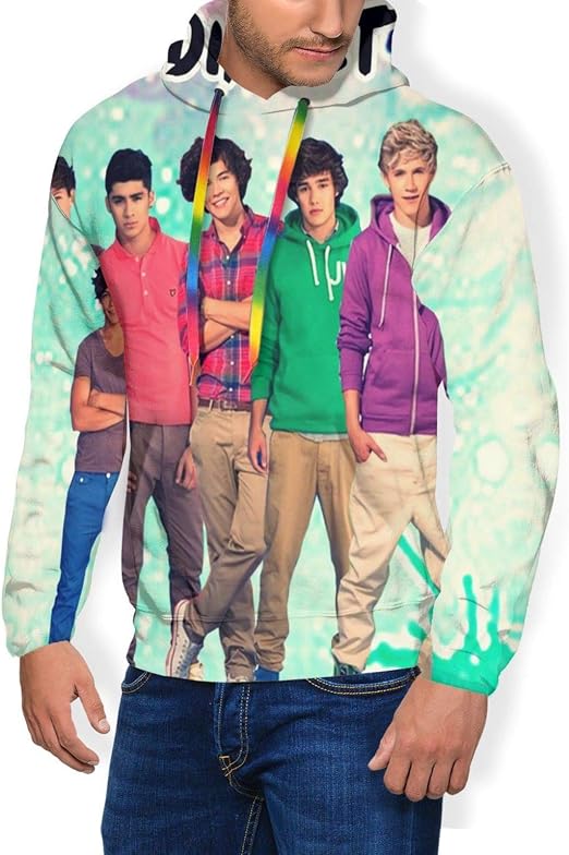 One Direction Men's Pullover Long Sleeve Black at Amazon Men’s Clothing