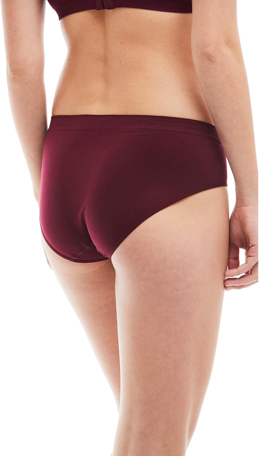 Kalon 6 Pack Women's Hipster Brief Nylon Spandex Underwear: Clothing