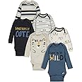 Onesies Brand unisex-baby 6-pack Long Sleeve Bodysuits