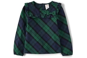 Gymboree Girls' and Toddler Long Sleeve Woven Shirts Seasonal