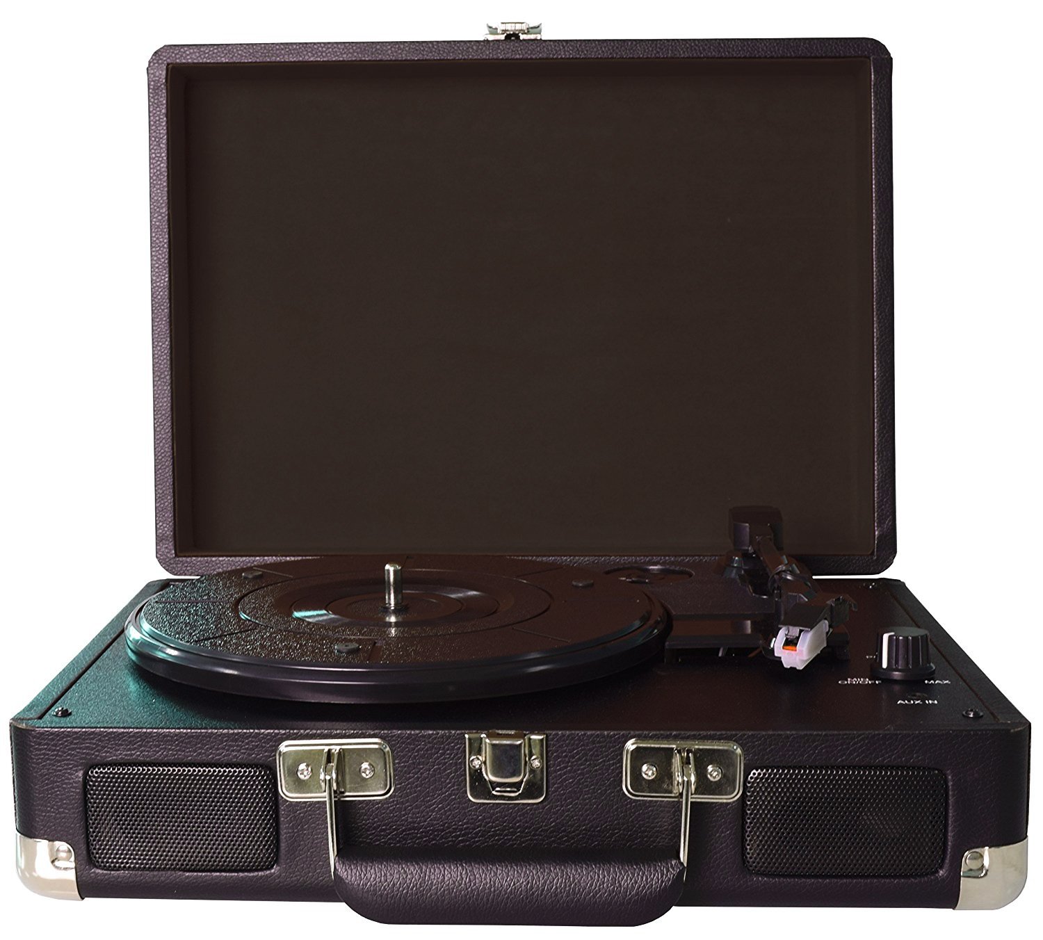 DIGITNOW! Tocadiscos plato giradiscos plato vinilo  RPM Seleccionables Maleta Portátil con