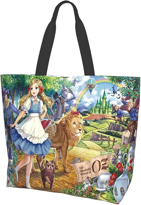 The Wonderful Wizard Of Oz Tote Bag For Women Shoulder Canvas Bags 100
