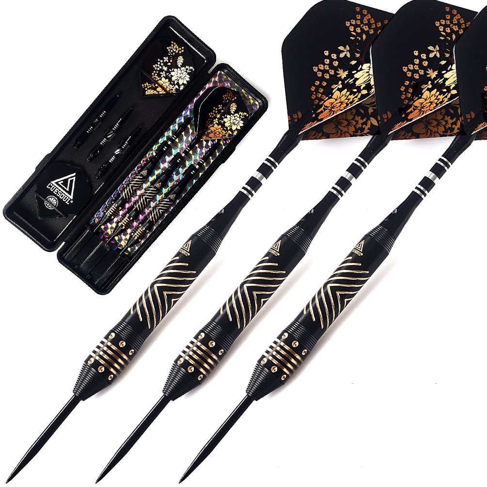 CUESOUL Black Scorpion 20 Grams Steel Tip Darts CBSH-F2005 — image 1