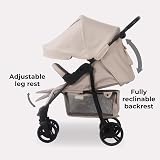 My Babiie MB30 Pushchair Oatmeal Birth to 4 Years 22kg Large Basket view 5