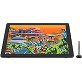 HUION Kamvas 22 Plus QLED Drawing Tablet with Full-Laminated Screen USB-C Connection 140% sRGB Tilt, 21.5 inch Graphics Art T
