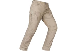 ZKRYOVEX Men's Tactical Pants Water Resistant Stretch Cargo Ripstop Pants Lightweight Breathable Outdoor Work Hiking Pants
