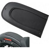 Motorcycle Black Leather Stitch Rear Fender Bib Rear Seat Fender Cover for Harley Touring Street Glide Electra Glide Road King Road Glide 2004-2023