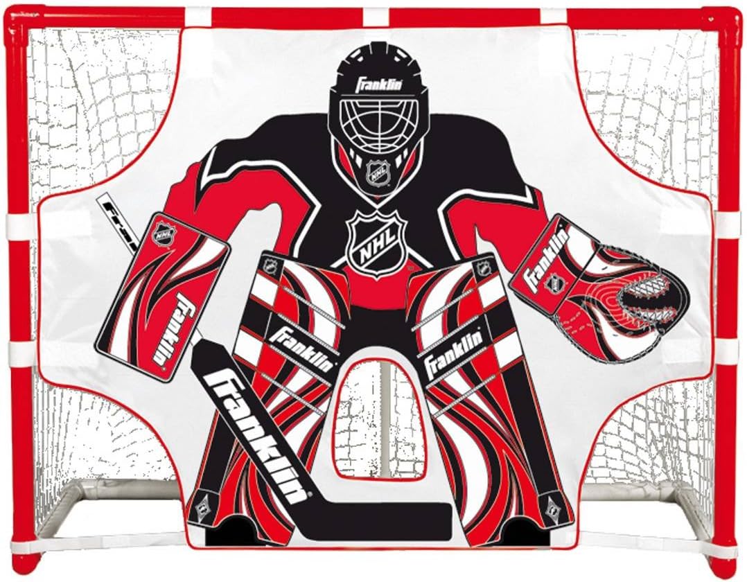 Franklin 12188F1 Mur pour Cage de But de Hockey en métal Blanc 127 cm