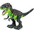 Toysery Tyrannosaurus T-Rex Walking Dinosaur Kids Toy. LED Lights and Realistic Sounds, for Kids 3-12 Years Old Boys and Girls (Colors May Vary)