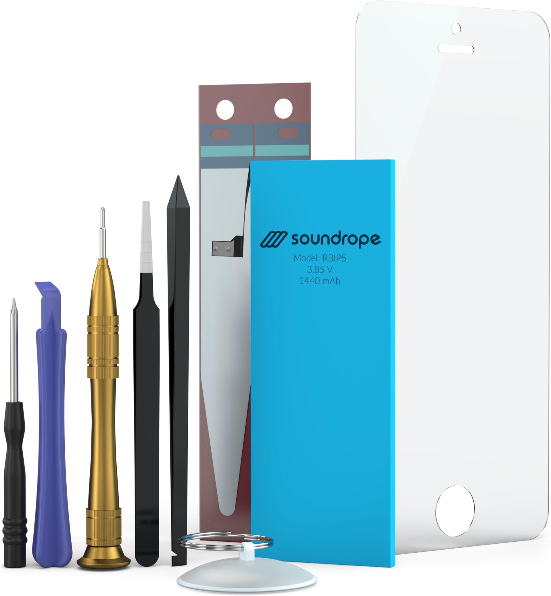 Soundrope iP5 Battery Kit [1440 mAh] Replacement Battery with Tool Kit