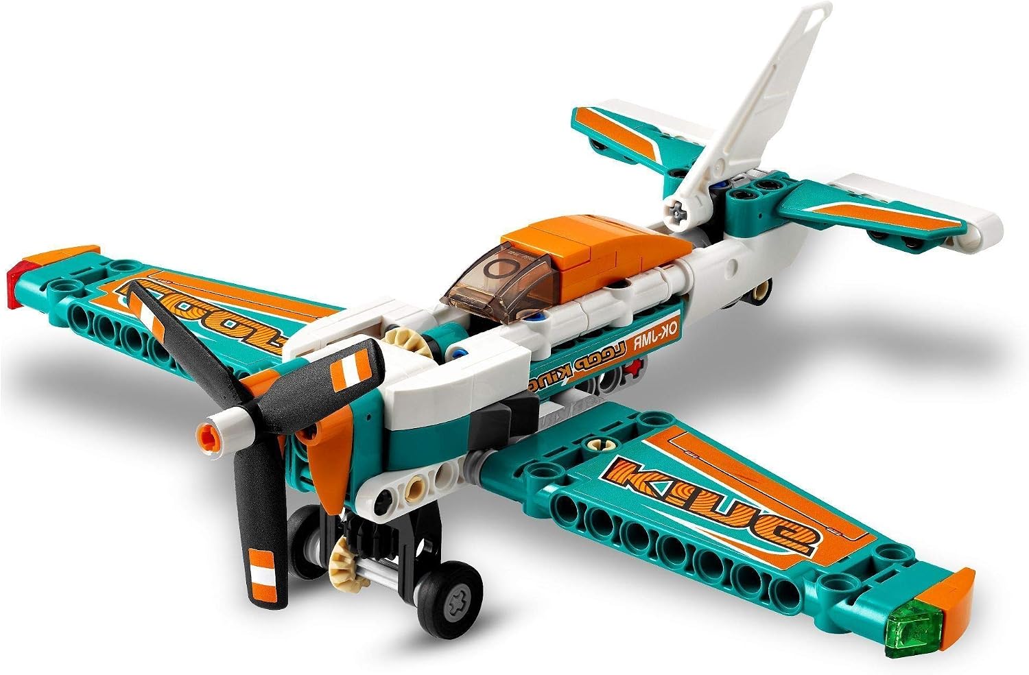 LEGO Technic Racing Plane 42117 Model Building Kit; Great Gift or Treat for Kids Who Love to Play with Toy Aeroplanes; A 2-in-1 Build for Even More Flying Fun (154 Pieces) - Image 3
