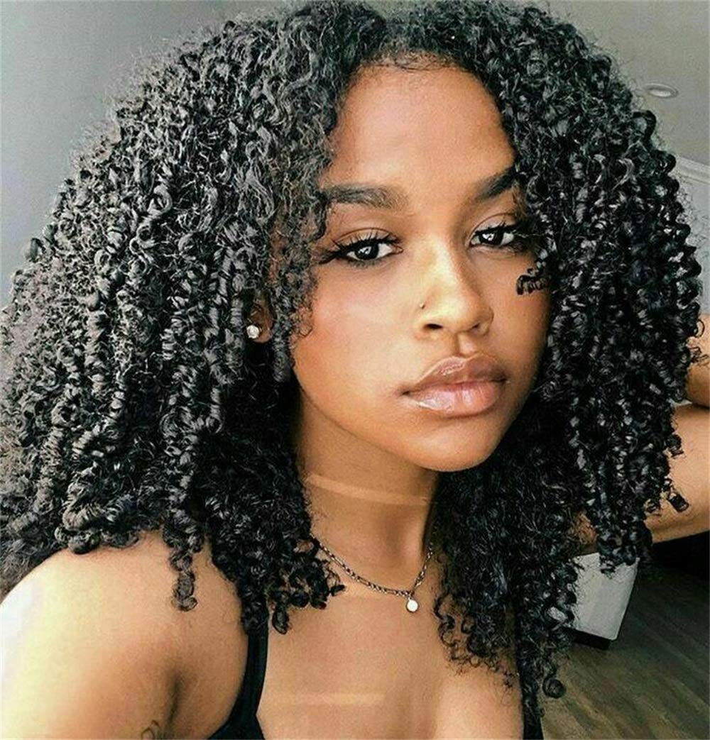 ZIHAN Curly Crochet Hair Wigs for Black Women Big Bouncy