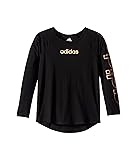 adidas Girls' Little Long Sleeve Raglan Tee