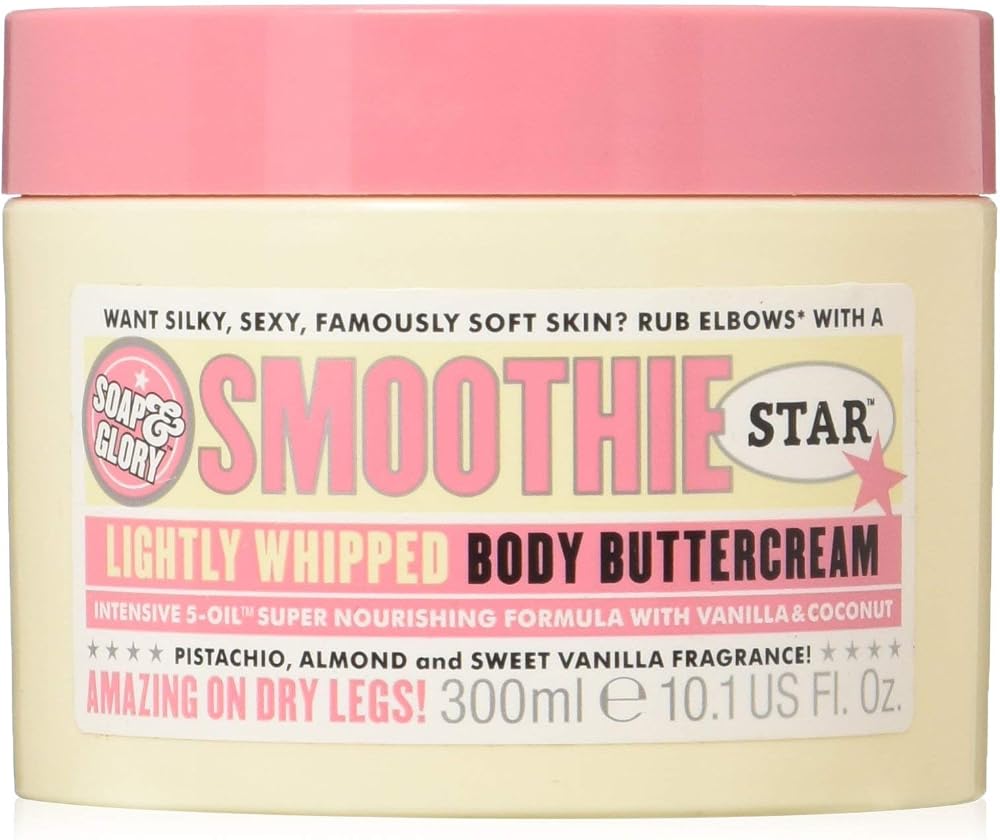 Soap & Glory Smoothie Star Body Buttercream 300ml Luxurious Moisturiser for