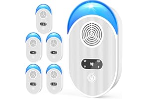 WHIHICO 2025 Upgraded Version Ultrasonic Pest & Insect Repeller, Ultrasonic Repellent for Roach, Rodent, Mouse, Bugs, Mosquito, Mice, Spider, Ant,Electronic Plug in Pest Control, 6 Packs