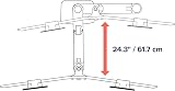 Ergotron LX Dual Direct Monitor Arm VESA Desk Mount for 2 Monitors up to 25 in view 6