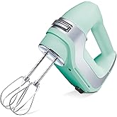 Hamilton Beach Professional 5-Speed Electric Hand Mixer with Snap-On Storage Case, QuickBurst, Stainless Steel Twisted Wire B