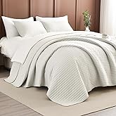 Masaca Oversized King Quilt 120x120,Wheat Oversized King Bedspread,3 Piece Lightweight Ultra Soft California King Coverlet Set for All Season