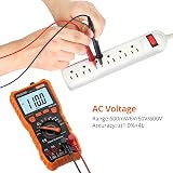 Proster 6000 Counts TRMS Multimeter Auto/Manual Range DC/AC Voltage Current NCV view 8
