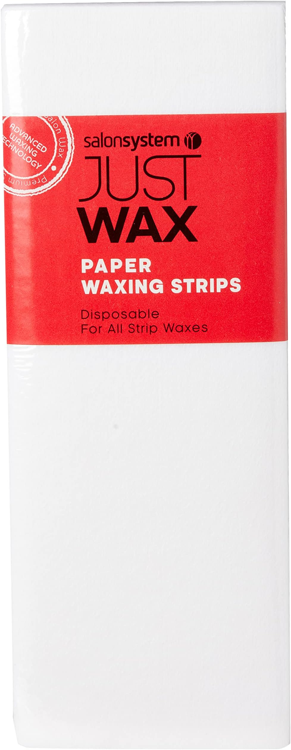 Salon System Just Wax Paper Waxing Strips – 100 per Pack