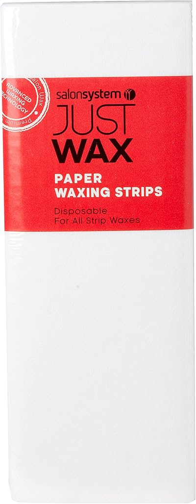 Salon System Just Wax Paper Waxing Strips – 100 per Pack
