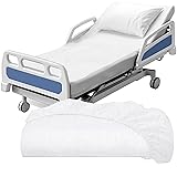 White Classic Fitted Hospital Bed Sheet, Soft