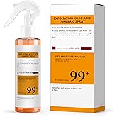 Peel Shot Keratin Care Kojic Acid Turmeric Spray 200ml - Exfoliating Body Spray with Retinol, Niacinamide for Face & Body - Gentle Peeling Solution for Smooth, All Skin Types (Yellow, 1 Pack)