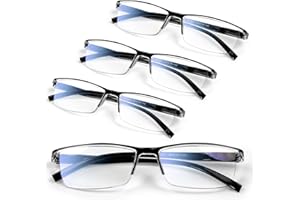 Gaoye 1.75 Executive Style Reading Glasses Men - Durable Readers with Blue Light Filtering- Comfortable Fit with TR90 Frames