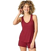 P.J. Salvage Women's Textured Essentials Tank Top, Port, Small