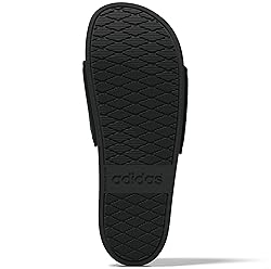 adidas Unisex Adilette Comfort Slide Sandal, Core