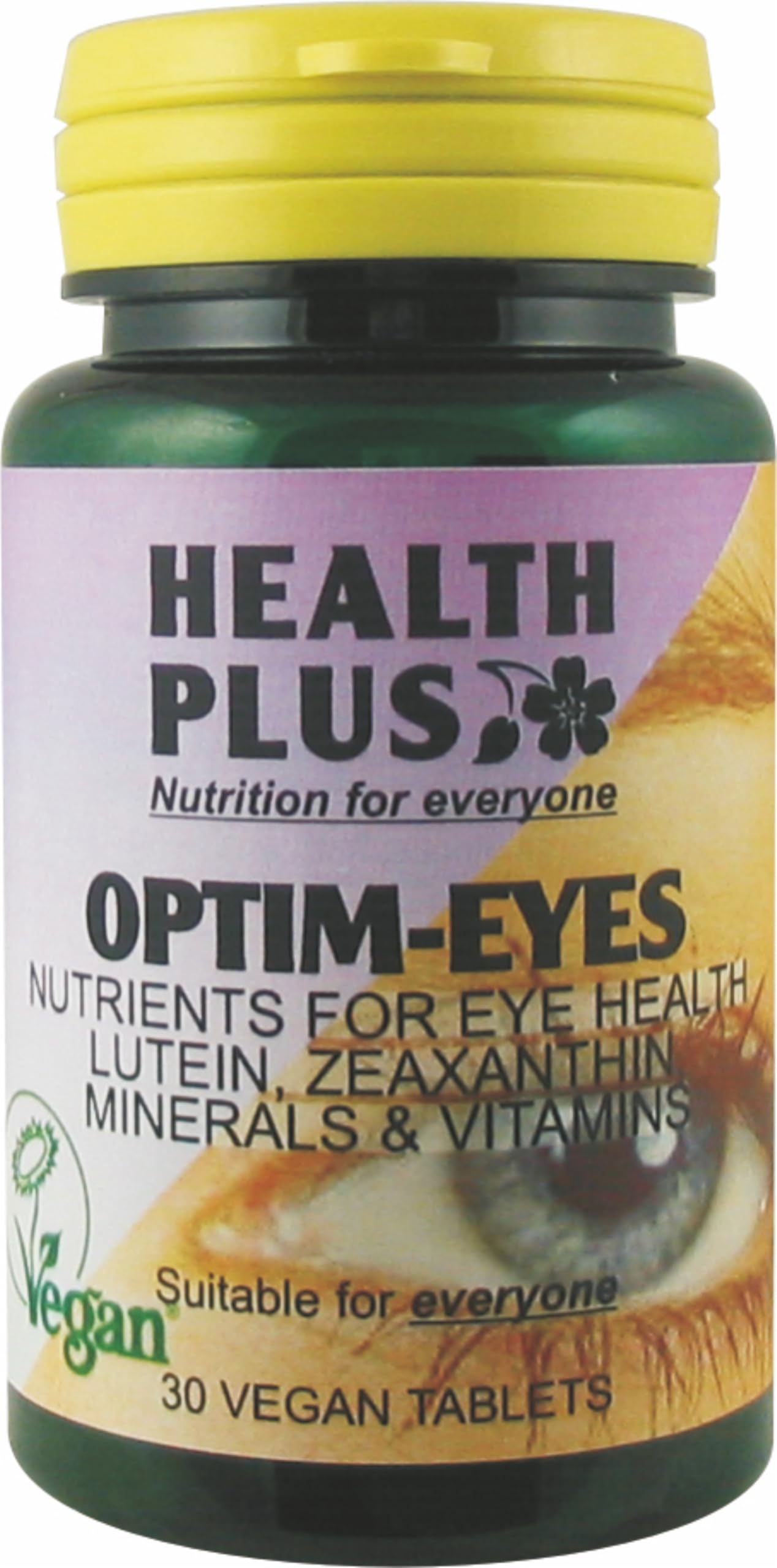 Health Plus Optim-Eyes Lutein Formula Vision and Eye Health Supplement - 30 Tablets