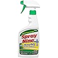 Spray Nine 26825 Heavy Duty Cleaner, Degreaser & Disinfectant for Kitchens, Bathrooms, Yard Equipment, Automotive & Industrial 22 Fl Oz. (Pack of 1)