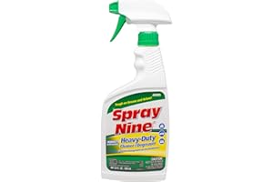 Spray Nine 26825 Heavy Duty Cleaner, Degreaser & Disinfectant for Kitchens, Bathrooms, Yard Equipment, Automotive & Industrial 22 Fl Oz. (Pack of 1)