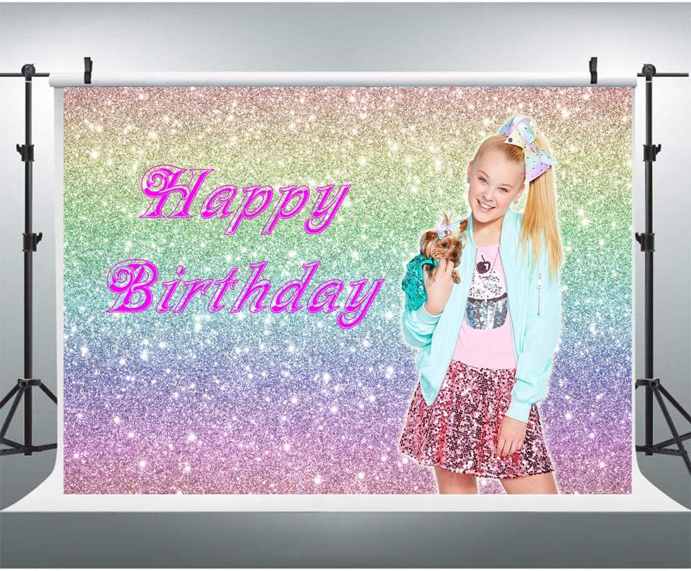 Amazon Com Glitter Unicorn Background For Photography 7x5 Happy
