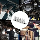 CASOMAN Oil Drain Plug Key Set 1/2 Drive 8mm 10mm 12mm 14mm 6PCS view 6