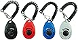 EcoCity 4-Pack [New Upgrade Version] Dog Training Clicker with Wrist Strap