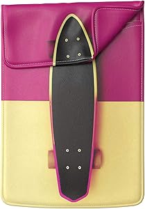 Lex Altern Sleeve Case for Apple iPad Air 4 3 2 Pro 11 2020 10.2 12.9 2019 10.5 inch 9.7 2019 Mini 5 4 6 7th Gen Skateboard Pink Yellow Sport Cute Deck Funny Cover Protective Bag Women Slim Fit