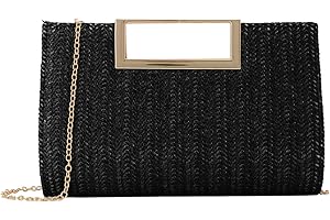 GOKTOW Straw Clutch Top Handbags Raffia Bag Purse Woven Tote CrossBag for Women Beach Summer Travel 2024