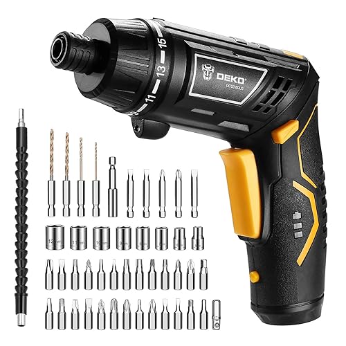 Electric Screwdriver, DEKO Power Screwdriver Lithium Ion