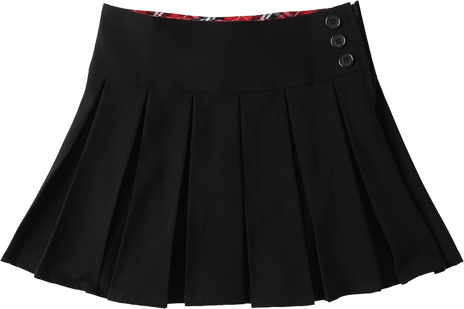 Bienzoe Girl's Classical Pleated School Uniform Dance Skirt: Clothing