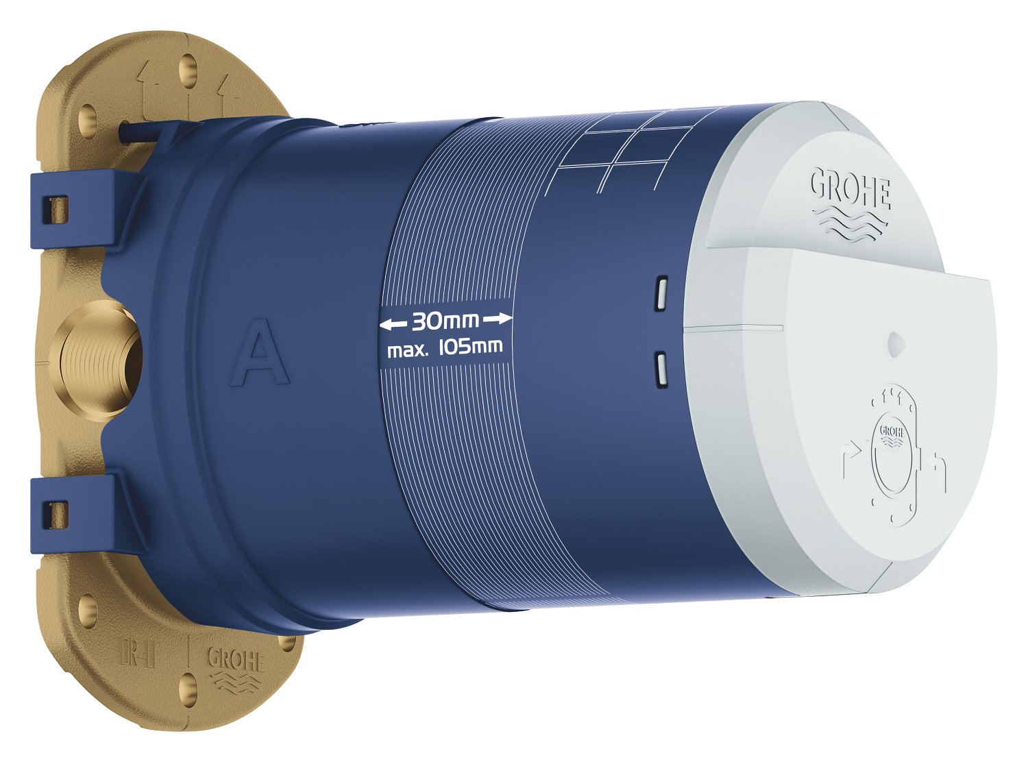 GROHE 26484000 Roughin Set for Rain Shower Head Silver