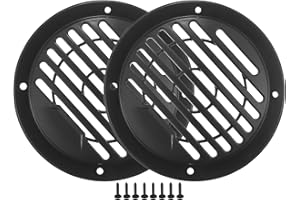 ACROPIX Universal 3" Car Speaker Grills Cover Round 3 Inch Audio Speaker Subwoofer Guard Protector Case with Mounting Screws 