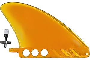 4.6" US box center fin Safety Flex Soft replacement for longboard SUP Stand up Paddleboard River Surf Whitewater airSUP AIR7 by saruSURF