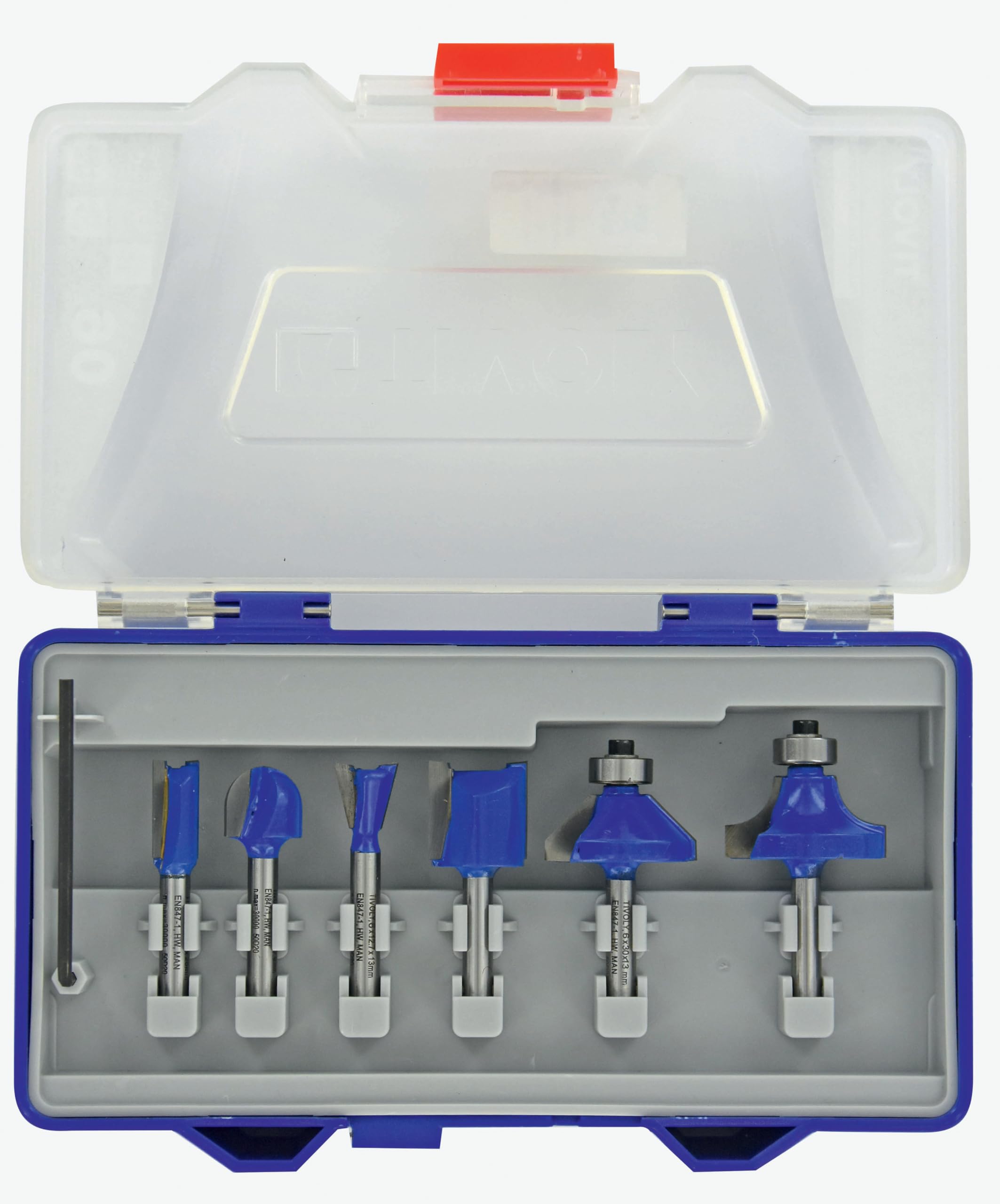 Tivoly XT606470006 Assorted Shape Router Bits
