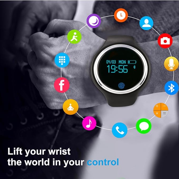 Smartwatch, impermeable E07 Bluetooth 4.0 Smart pulsera ...