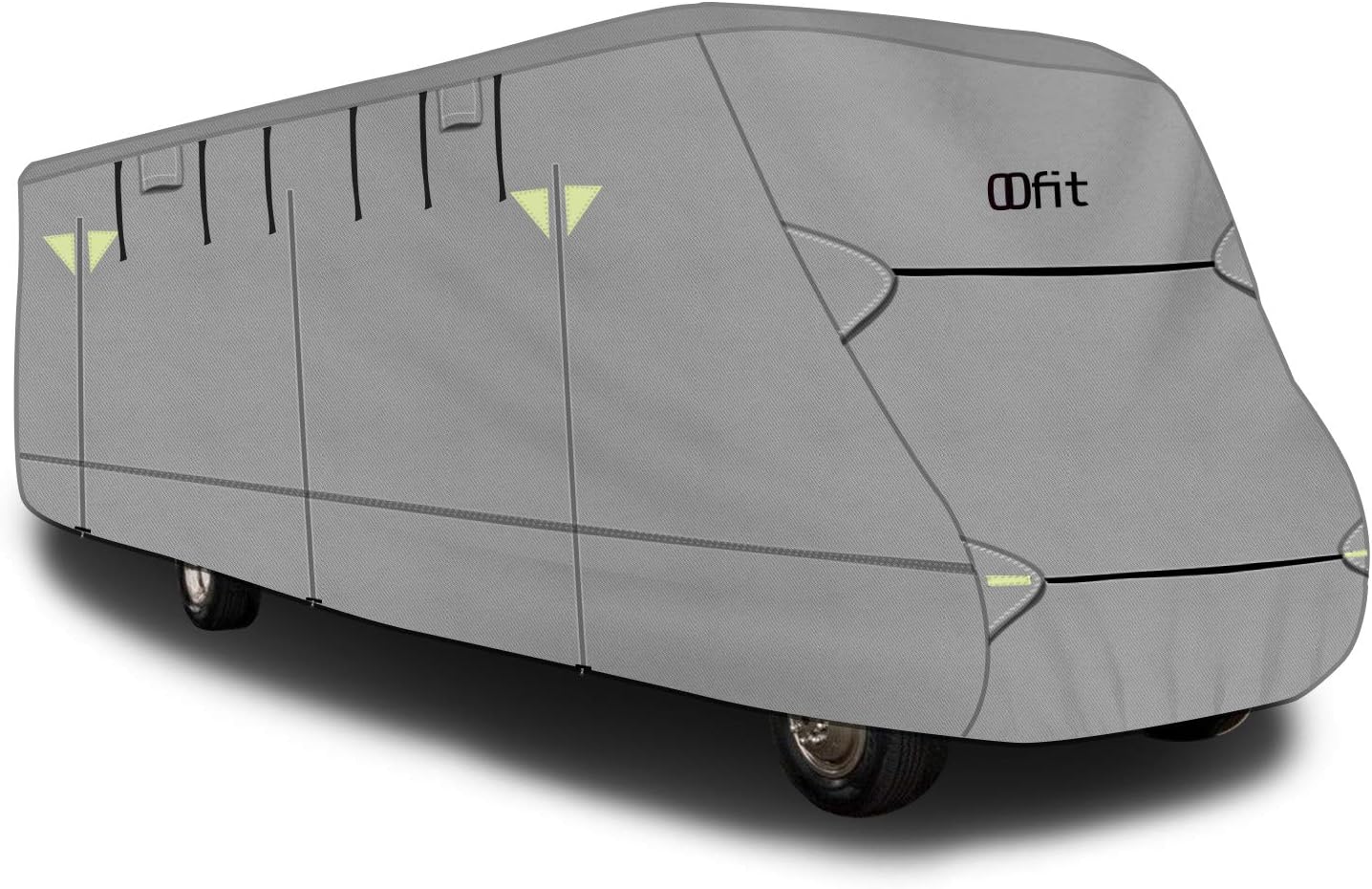 OOFIT Extra-Thick 4-ply Class C Motorhome RV Cover, Fits 29' - 32' RVs, Breathable Weather-Proof, Anti-UV Motorhome Cover with Adhesive Repair Patch, Entrance Zippers & Storage Bag