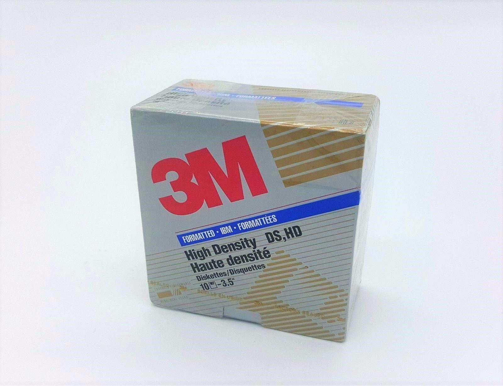 3M High Density DS HD 3.5" Disks (10 Pack) …