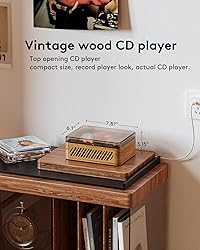 CARONSORT CD Player Music Box with Bluetooth
